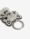 Llavero Strass Llavero Y Charm De Gato Con Strass - Combinacion Bicolor