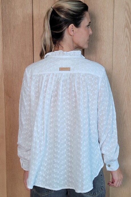 Blusa Sur Broderie flor