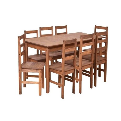 JUEGO DE COMEDOR MESA + 8 SILLAS CERA ACAPULCO JUEGO DE COMEDOR MESA + 8 SILLAS CERA ACAPULCO