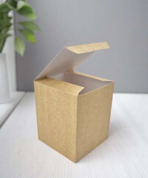 Caja flexi plegable 10x10x12 cm. MADERA