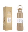 Botella Térmica Con Pico 750Ml. Arena Metalizado