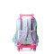 Mochila Footy Unicornio 18" CARRO con Luz Led Verde Agua - Rosado