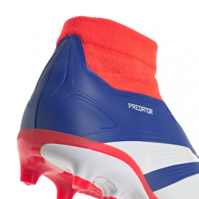 adidas Predator League Laceless Firm Ground lucid blue/solar red/white