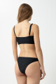 Bikini bottom Santorini bordado negro