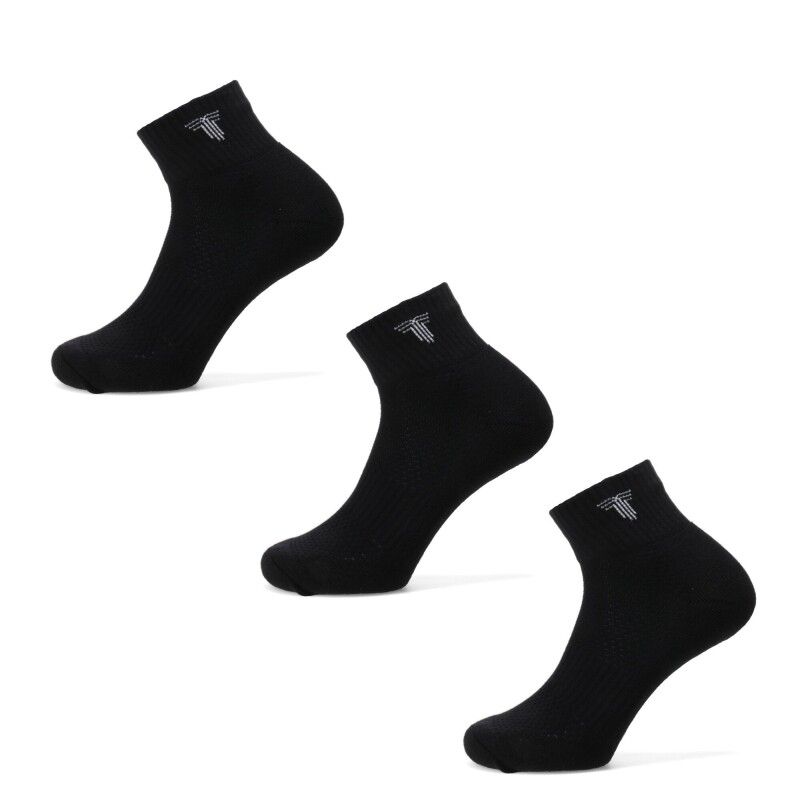 Medias Unisex Tiffosi Tripack Medio Negro