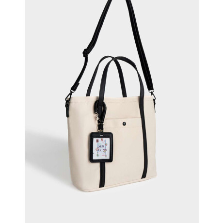 Cartera Shopper Blanco Crudo