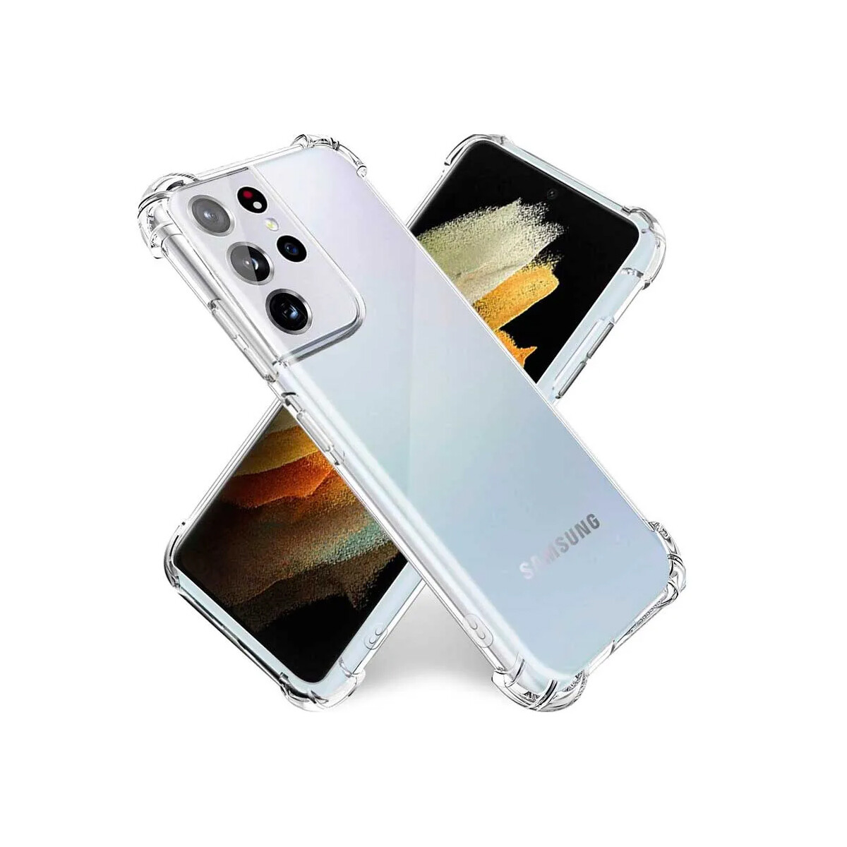 Protector Samsung Galaxy S21 Ultra con puntas reforzadas 