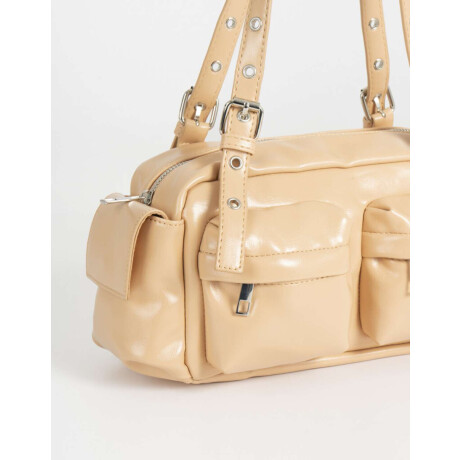 Bandolera Bowling Rosa Marron Camel