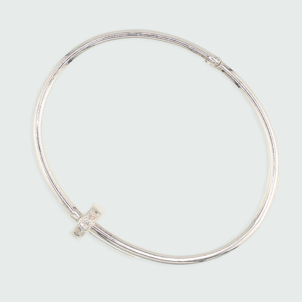 Pulsera Clava de MOON en Plata 925 con brillantes Pulsera Clava de MOON en Plata 925 con brillantes