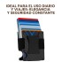 Billetera Tarjetero Bloqueo Rfid Anti Clonación Calidad Variante Color Negro Labrado