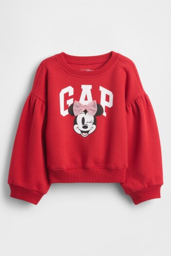 Buzo Deportivo Logo Gap Disney Toddler Niña Modern Red