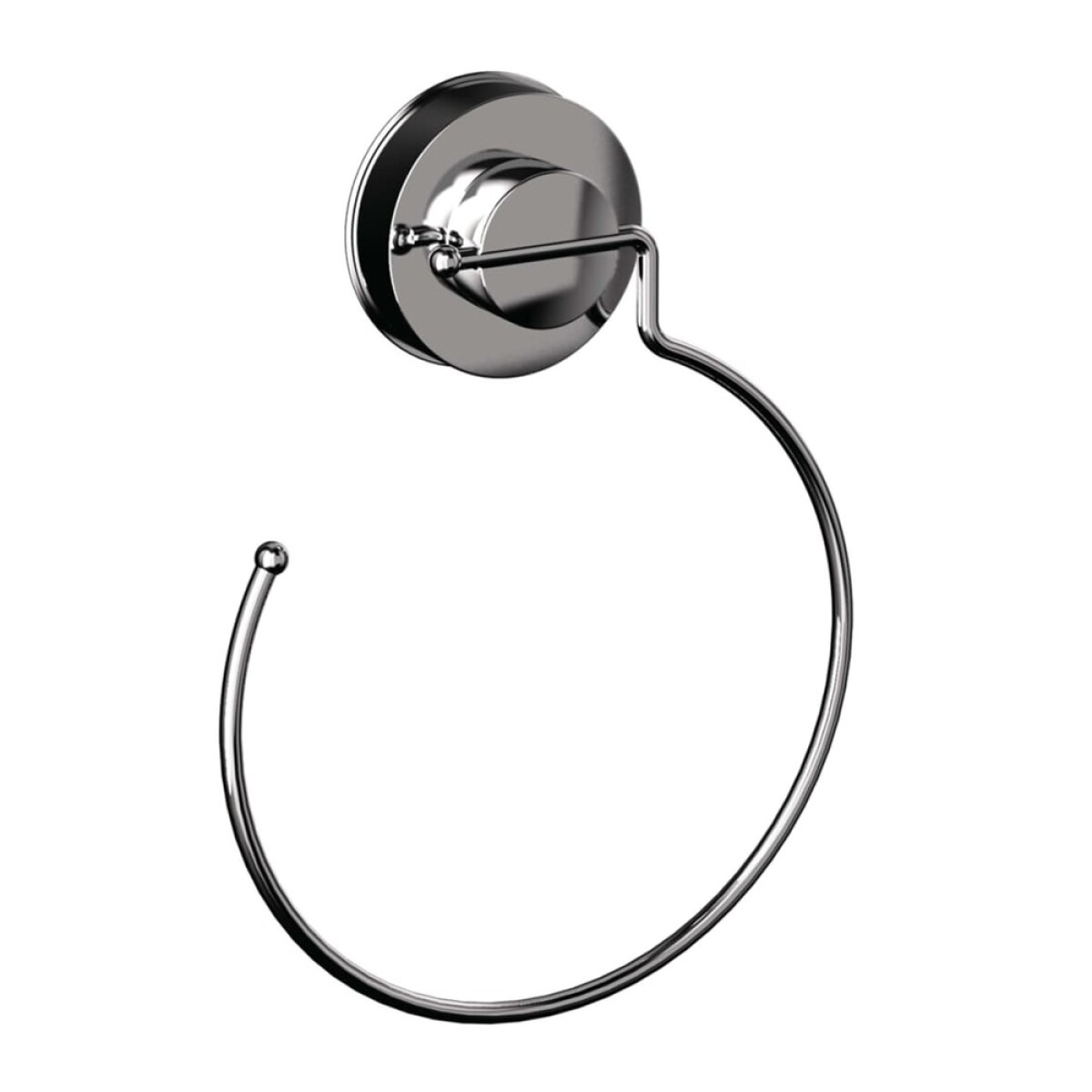 Toallero Aro Soporte c/Ventosa a Pared en Acero Inoxidable - 5467 