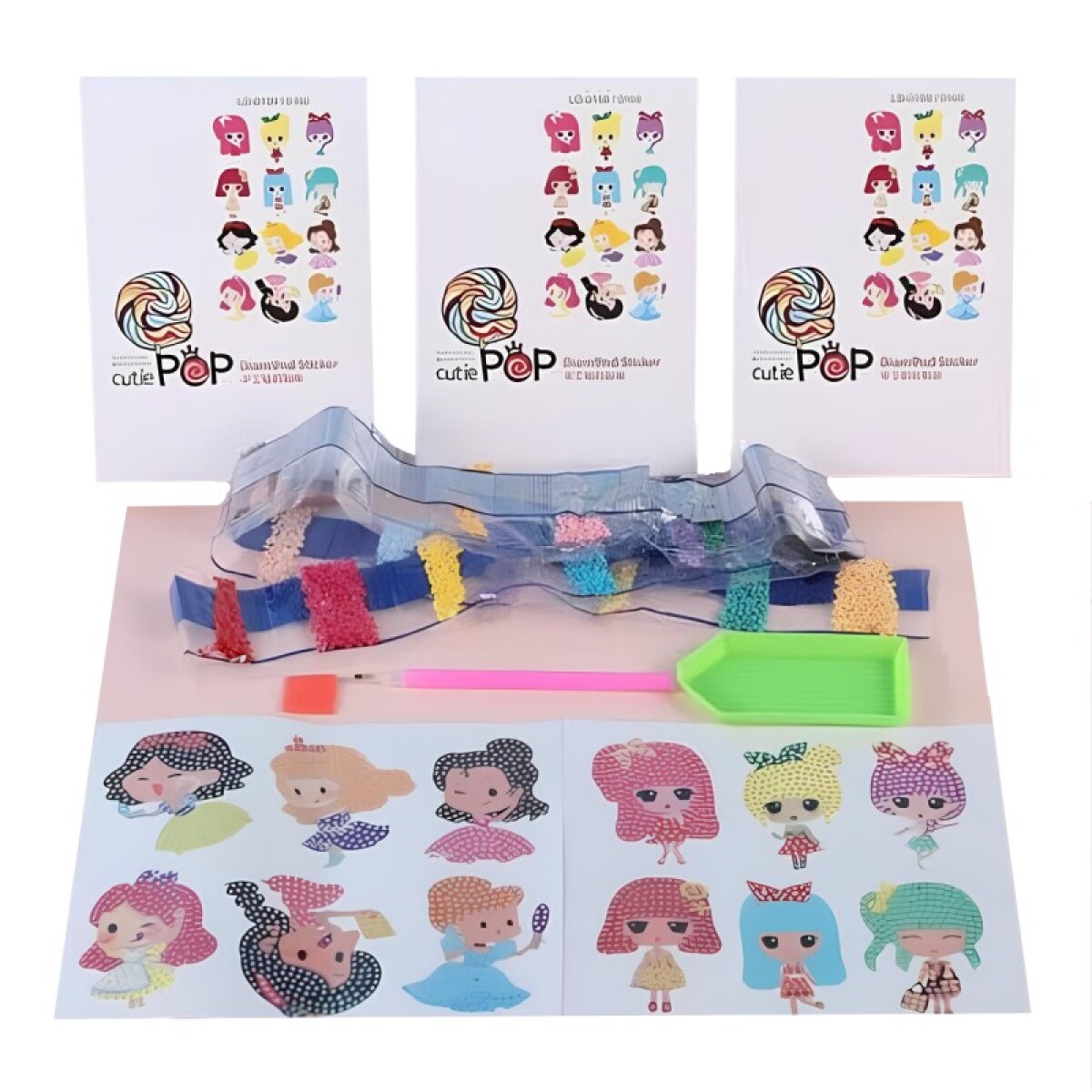 Stickers diamantes infantiles en caja - Stickers Diamantes Infantiles En Caja 