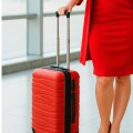 Valija Rigida Carry On Con Mango Telescopico Rojo Valija Rigida Carry On Con Mango Telescopico Rojo