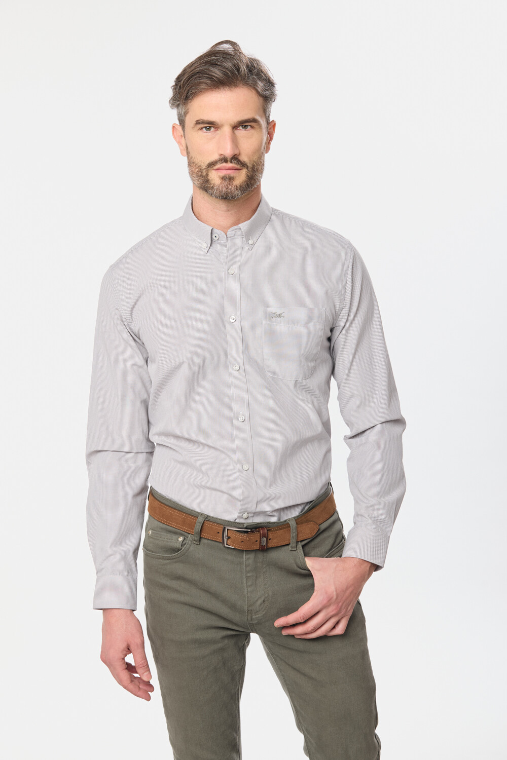 CAMISA RAYADA Verde