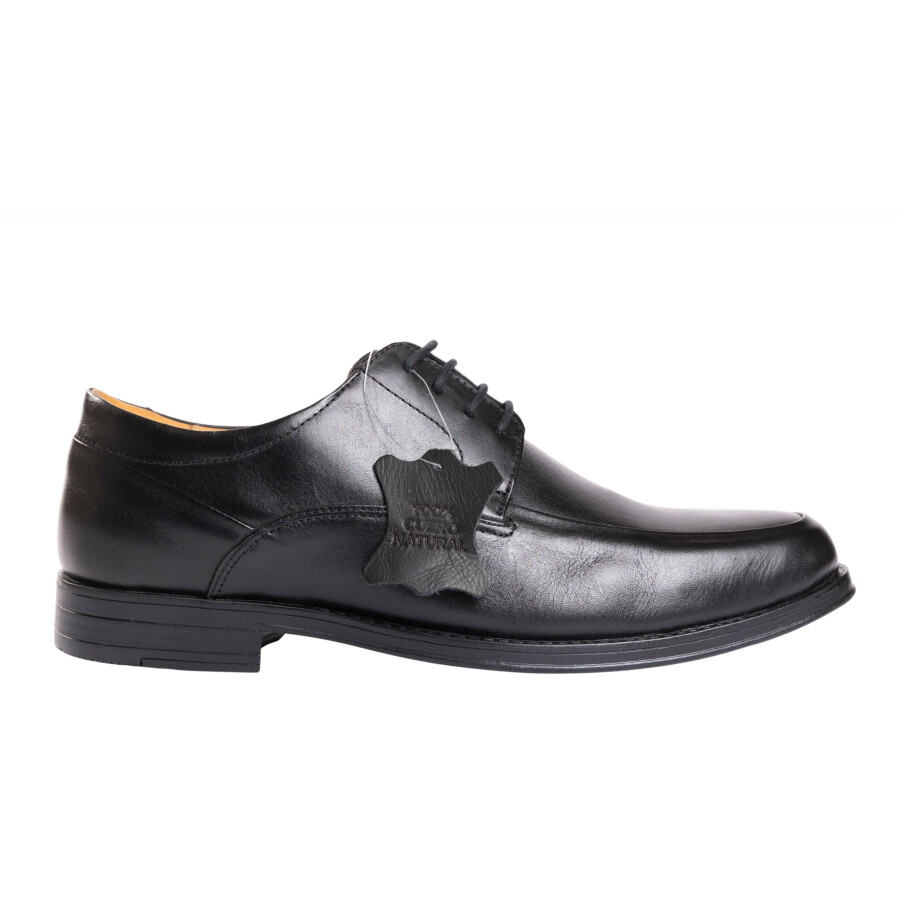 SNAKE CUERO VESTIR NEGRO