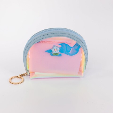 CARTERA HOLOGRÁFICA EN FORMA DE ABANICO (FLOR) CARTERA HOLOGRÁFICA EN FORMA DE ABANICO (FLOR)