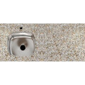 MESADA DE GRANITO MARACUYA PUL CON PILETA IZQUIERDA Y HUECO PARA GRIFERÍA / 122X52 CM Mesada De Granito Maracuya Pul Con Pileta Izquierda Y Hueco Para Grifería / 122x52 Cm