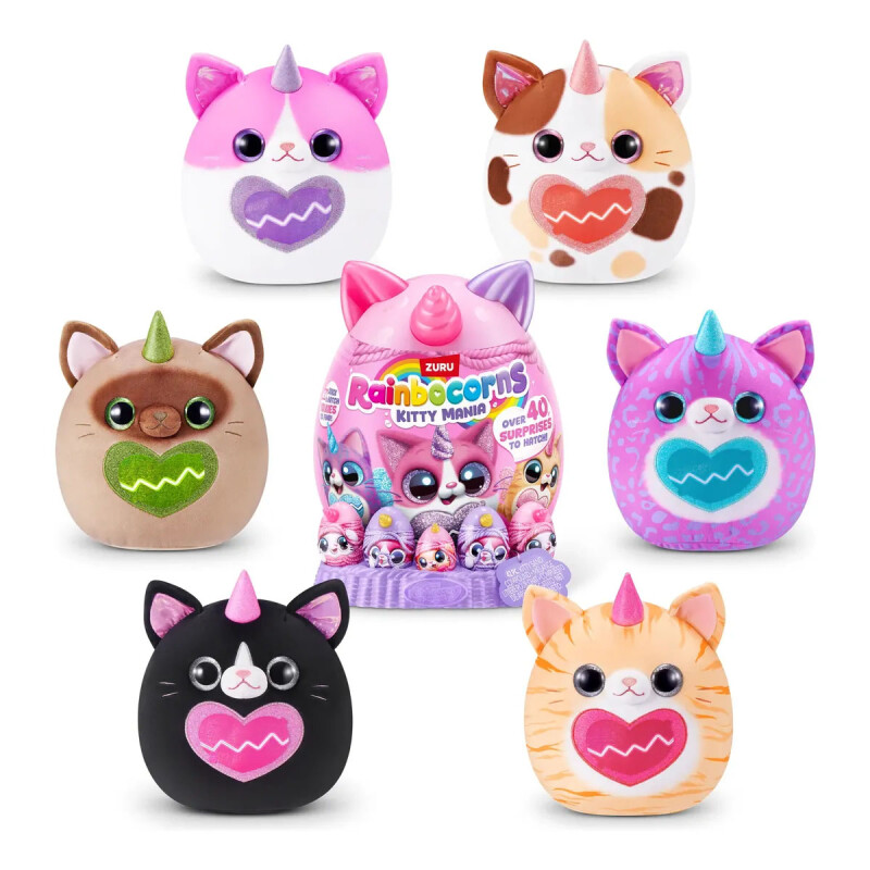 Peluche Sorpresa Rainbocorns Eggzania Kitty Mania Zuru Peluche Sorpresa Rainbocorns Eggzania Kitty Mania Zuru