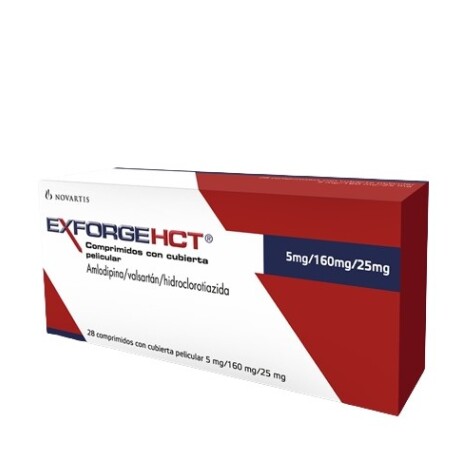 Exforge HCT 5mg/160mg/25mg 28 Comprimidos Exforge HCT 5mg/160mg/25mg 28 Comprimidos