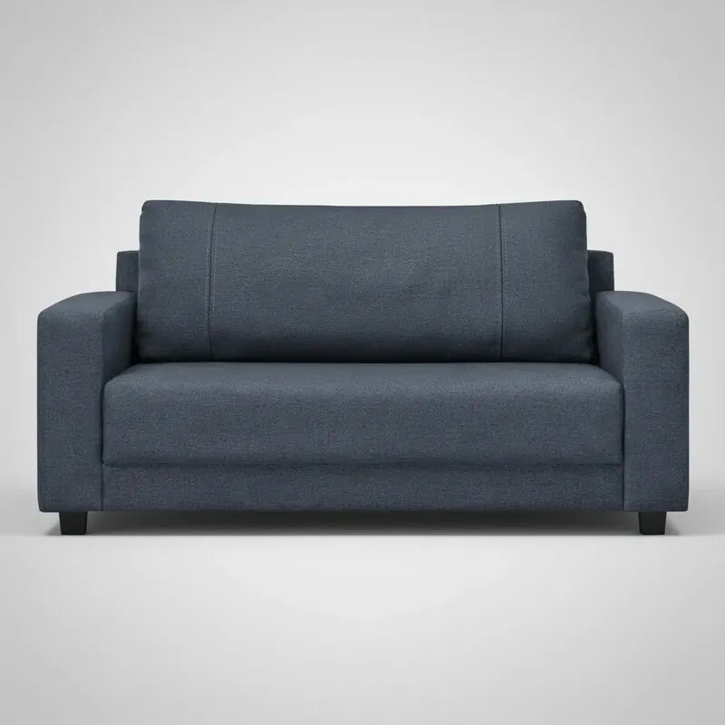 Sofa 2 Cuerpos En Tela Gris Pet Friendly Sofa 2 Cuerpos En Tela Gris Pet Friendly