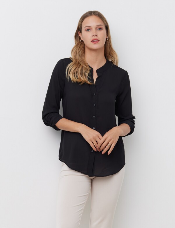 Camisa Botones NEGRO