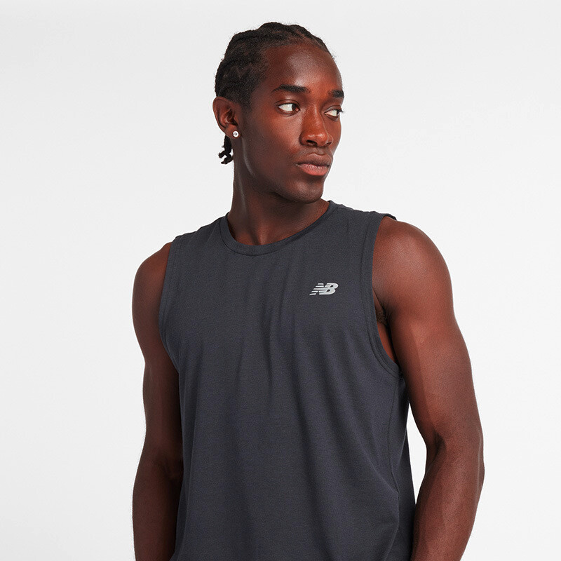 LIGHTWEIGHT JERSEY TANK Negro