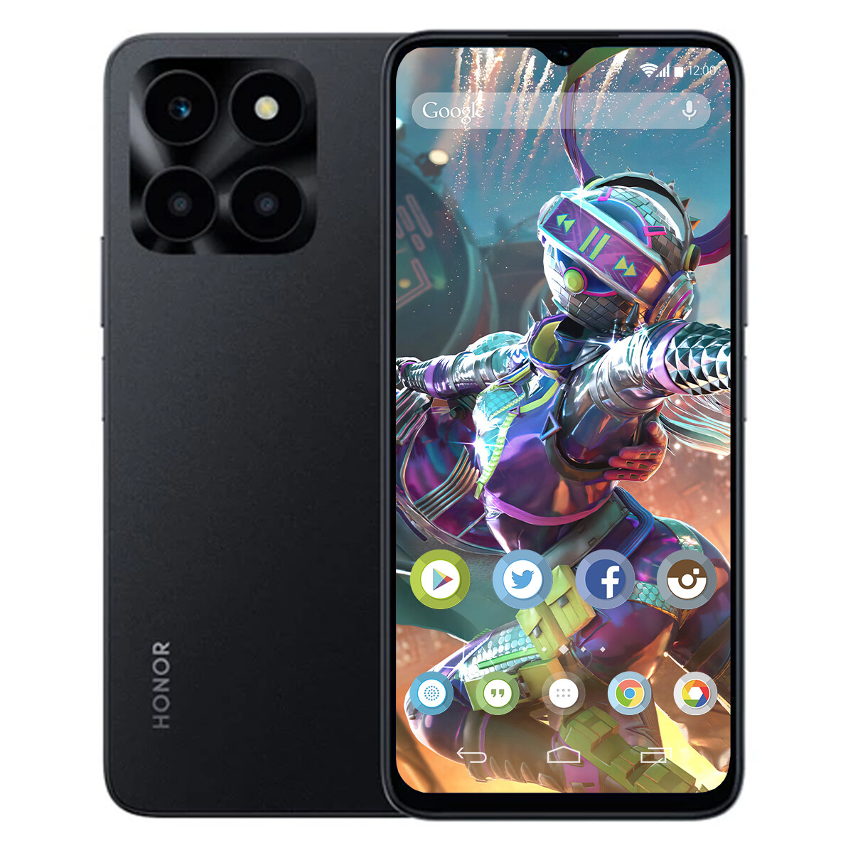 Honor X6a 4/128 Gb 4g - NEGRO 