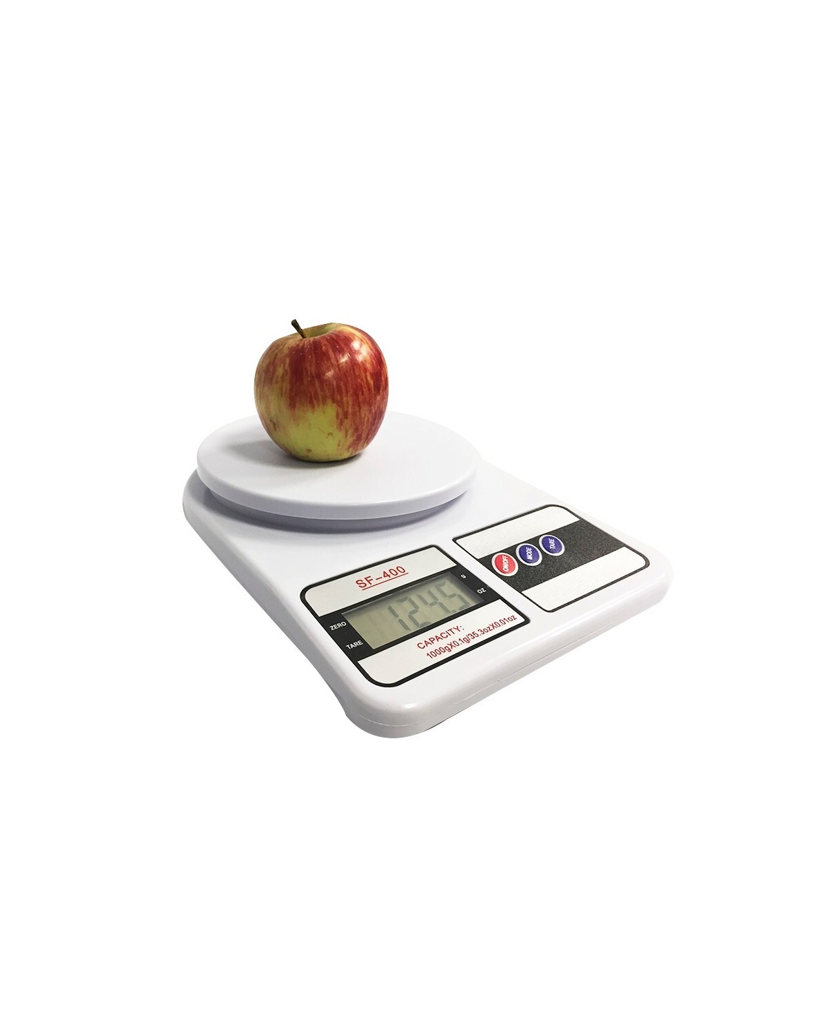 Peso Balanza Digital de Cocina 10Kg Repostería Frutas Cocina