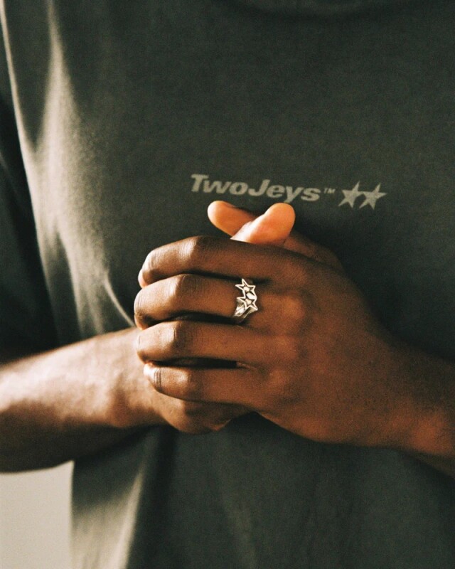 Twojeys Anillo Tilted Icon Plata 925 Twojeys Anillo Tilted Icon Plata 925