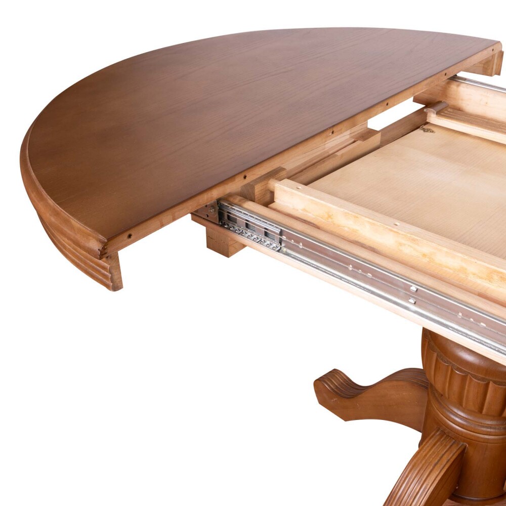 MESA DE COMEDOR EXT. MADERA MARRON COLONIAL