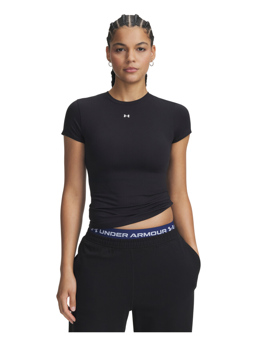 Remera UA Motion Fitted SS Mujer 6013774-008 - Negro 