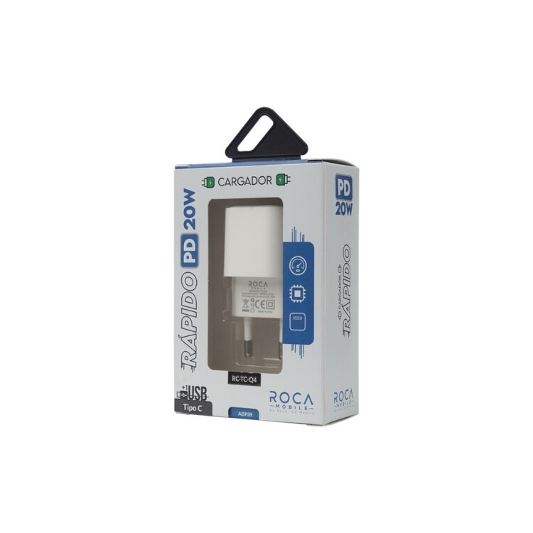 CARGADOR ROCA 20W USB C BLANCO