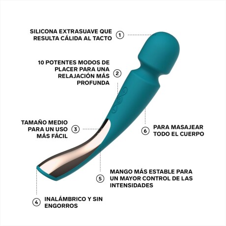 Masajeador De Cuerpo Lelo Smart Wand 2 Medium Masajeador De Cuerpo Lelo Smart Wand 2 Medium