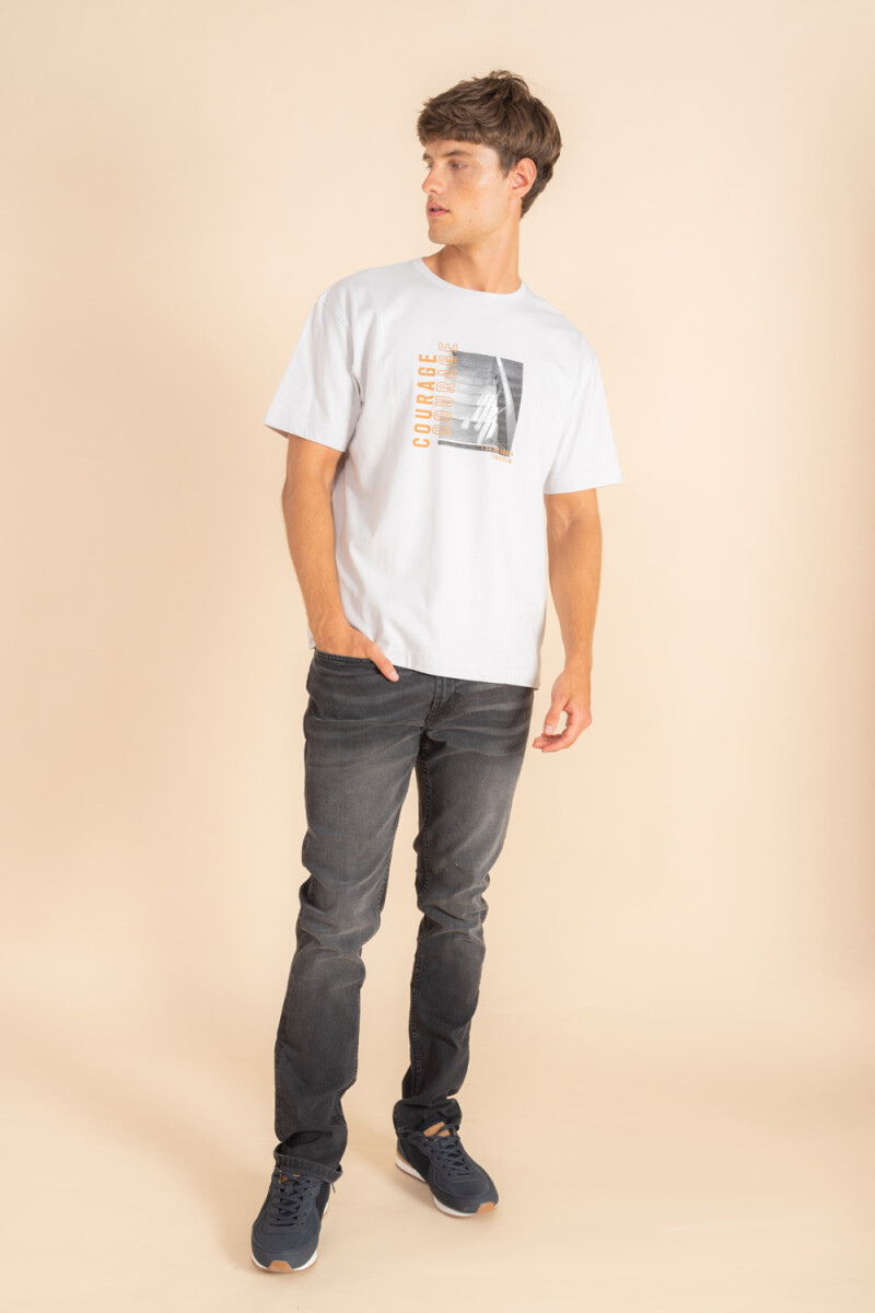Pantalón de Jean Slim - Gris 