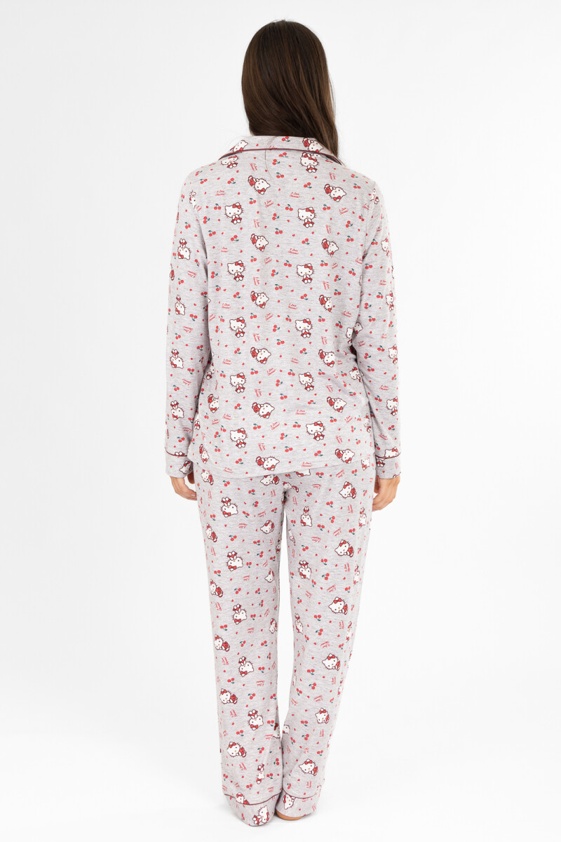 Pijama hello kitty peach americano Rojo