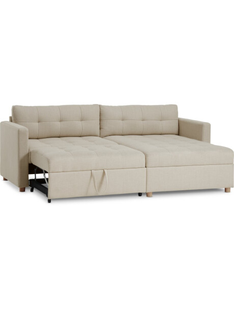 Sofá cama chaise longue TEGLHUSE beige Sofá cama chaise longue TEGLHUSE beige