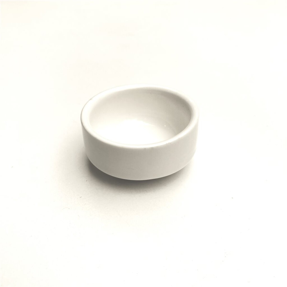 RAMEQUIN REDONDO D6x3CM PORCELANA BLANCO 