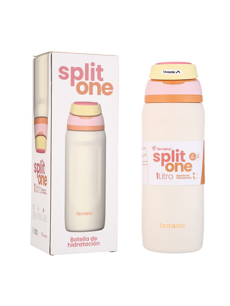 BOTELLA TERMICA SPLIT ONE POP UP 1LT. Beige