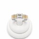 Anillo con Zirconia talla carre al centro Anillo con Zirconia talla carre al centro