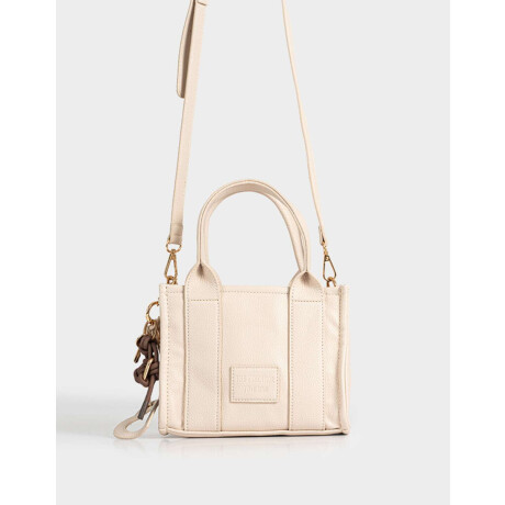 Cartera City Mini Blanco Crudo