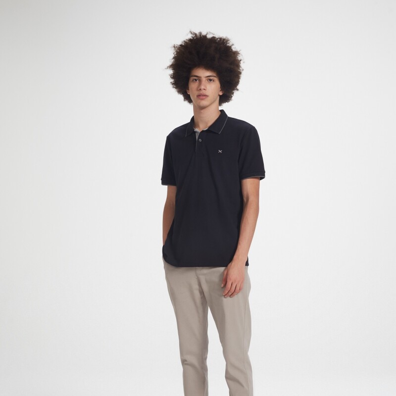 CAMISA POLO MM MASC AZUL ESCURO