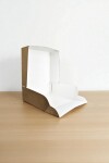 Caja 30x30x12 cm REVERSIBLE BLANCO MADERA