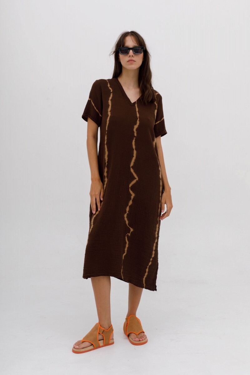 Vestido Tribal - Brown 