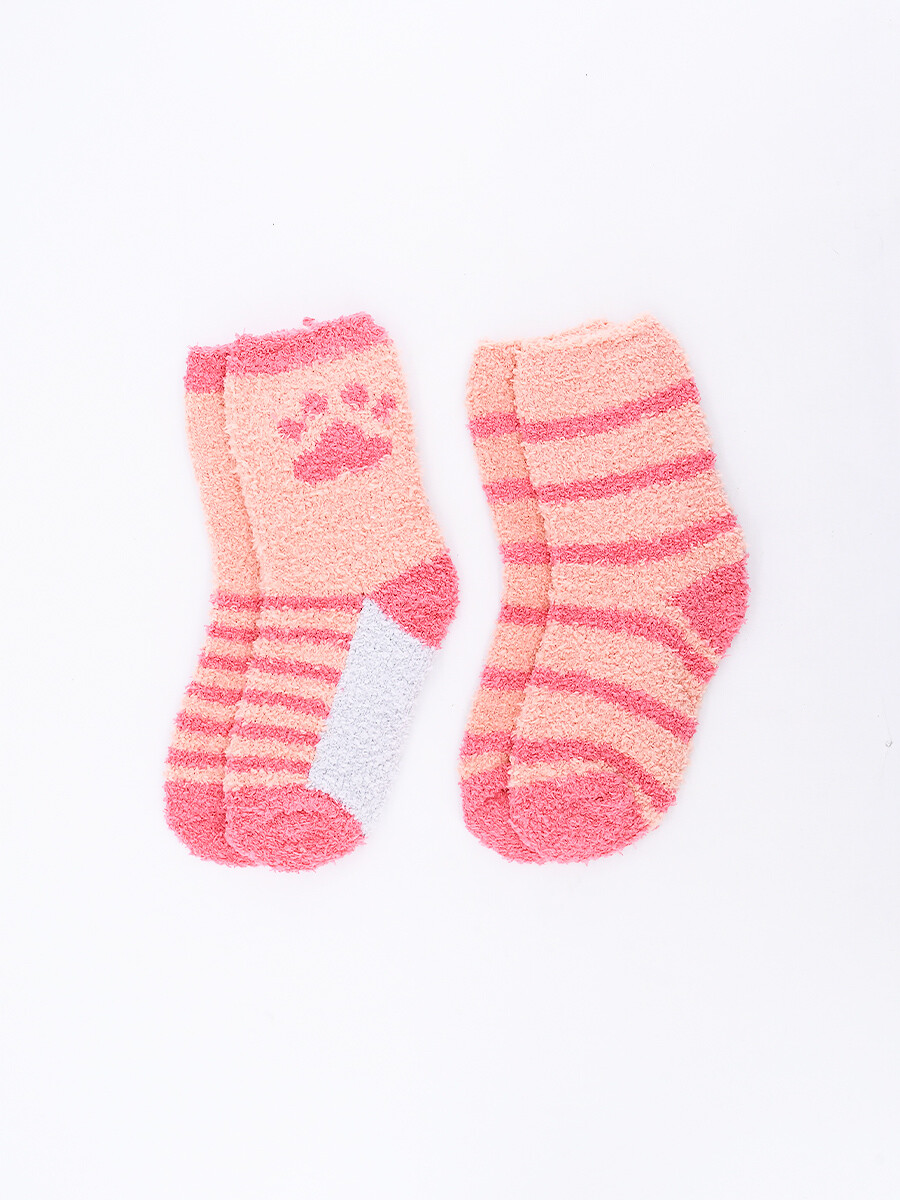 MEDIAS CHENILLE HUELLAS - ESTAMPADO 2 