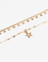 Pulseras Flexibles Sets Metal Set De Pulseras Flexibles Estrellas - Dorado