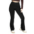 PANT FEM POLY/SPX EVERLAST FLARE BK W6 M NEGRO