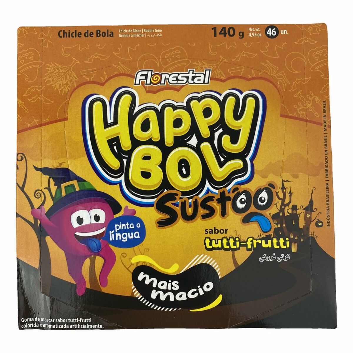 Chicle Happy Bol x46 - Tutti Frutti Susto 