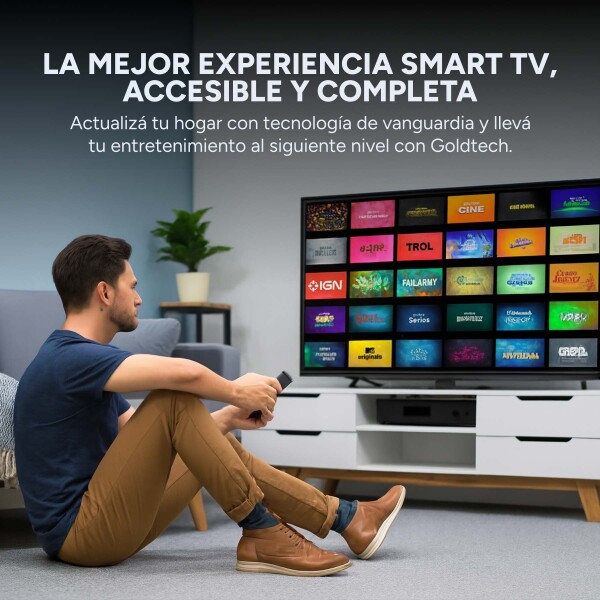 TVBox Goldtech Quad 16GB 2GB Android 12 4K Ultra HD Gen 2025 Color NEGRO