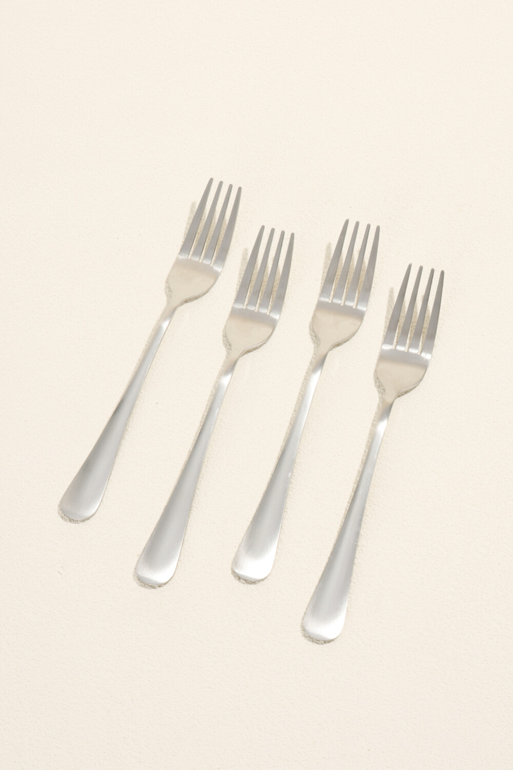 Tenedor Olivo Set 4 Un. Plateado Color Unico